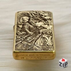 Alternative view of Zippo quang vũ armor brass 3d - new full box