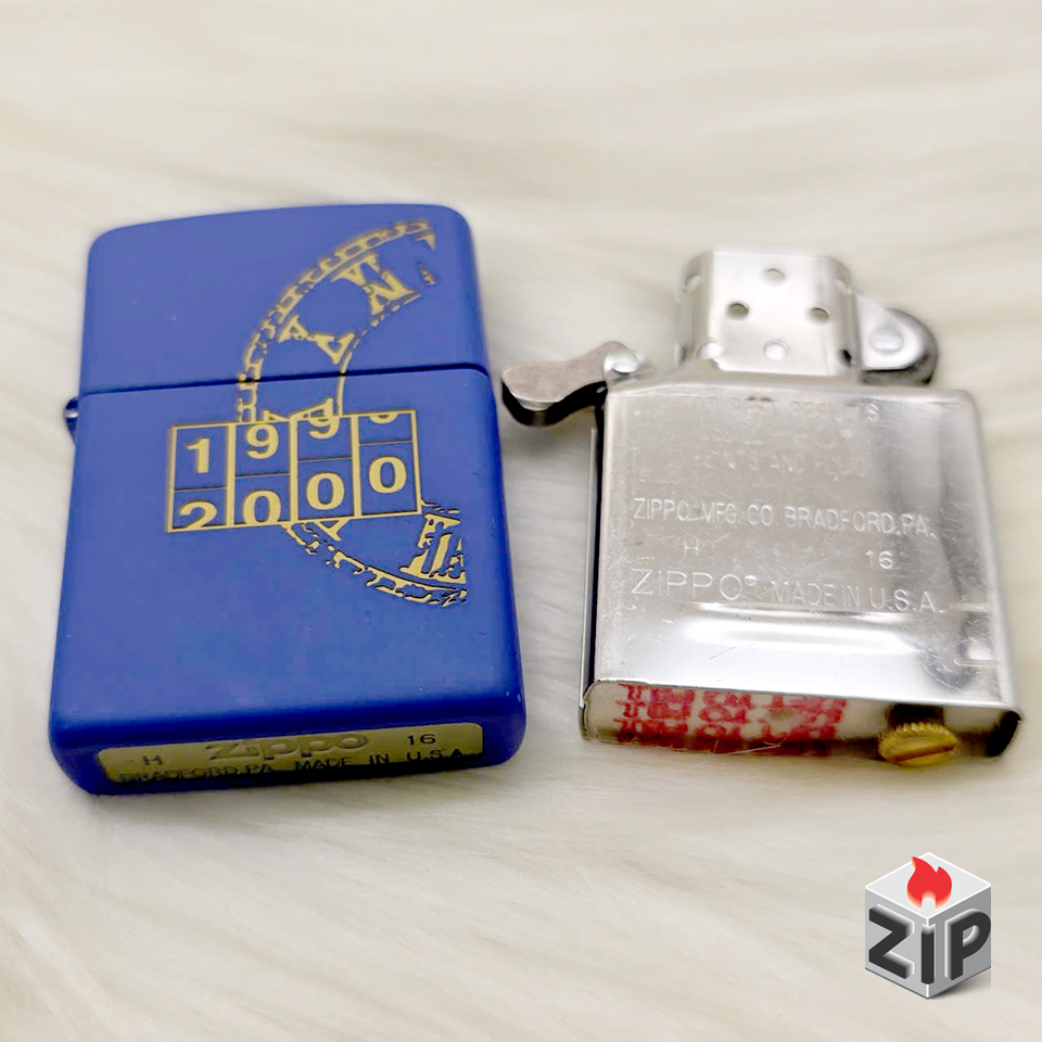 Bật lửa zippo millennium (mã số 55) - kỷ niệm thiên niên kỷ chính hãng Bật lửa zippo millennium (mã số 55) - kỷ niệm thiên niên kỷ - Ảnh 5