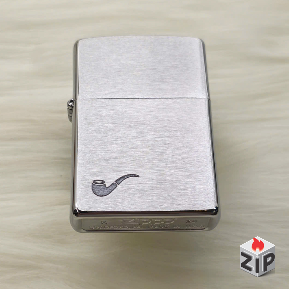 Zippo Pipe Chrome Xước Brushed Chrome Chuyên Dụng - 2024 chính hãng Zippo Pipe Chrome Xước Brushed Chrome Chuyên Dụng - 2024 - Ảnh 4