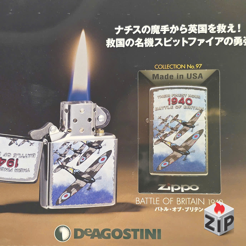 Bật lửa zippo battle of britain (mã số 97) - trận chiến nước anh chính hãng Bật lửa zippo battle of britain (mã số 97) - trận chiến nước anh - Ảnh 7