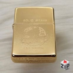 Zippo 1932-1992 Tàu Sân Bay U.S.S. Saratoga Đồng Khối Bóng