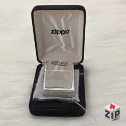 Zippo Bạc Khối Sterling Trơn HP New Full Box - 2011
