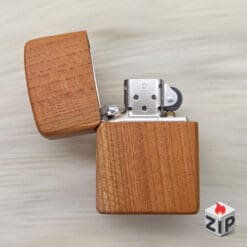 Zippo Vỏ Gỗ Maple Đơn Giản - 2014
