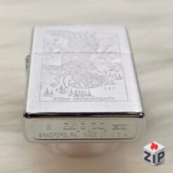 Alternative view of Zippo american eagle 200th anniversary chrome xước - 15 la mã nguyên tem