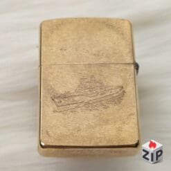 Zippo Chu Niên 1932-1990 Tàu HMS Ark Royal Khắc 2 Mặt
