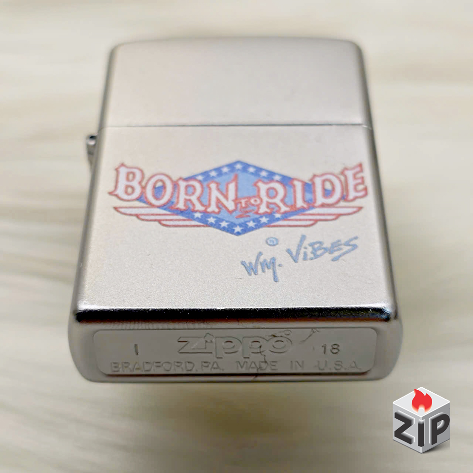 Bật lửa zippo artist spotlight (mã số 110) - born to ride chính hãng Bật lửa zippo artist spotlight (mã số 110) - born to ride - Ảnh 3