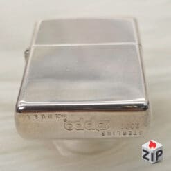Zippo Bạc Khối Sterling Trơn HP New Full Box - 2001