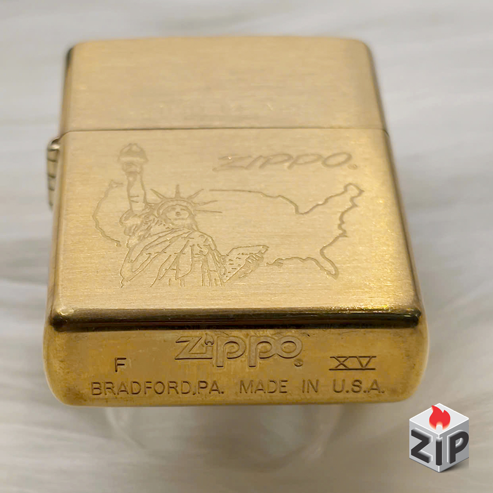 Bật lửa zippo tượng nữ thần tự do và bản đồ mỹ brass - 15 la mã chính hãng Bật lửa zippo tượng nữ thần tự do và bản đồ mỹ brass - 15 la mã - Ảnh 4