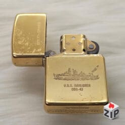 Alternative view of Zippo Chu Niên 1932-1989 Tàu Khu Trục U.S.S. Dahlgren Khắc 2 Mặt