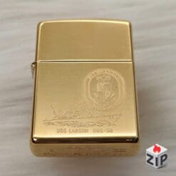 Zippo Tàu Khu Trục U.S.S. Laboon Đồng Khối Nguyên Tem - 13 La Mã