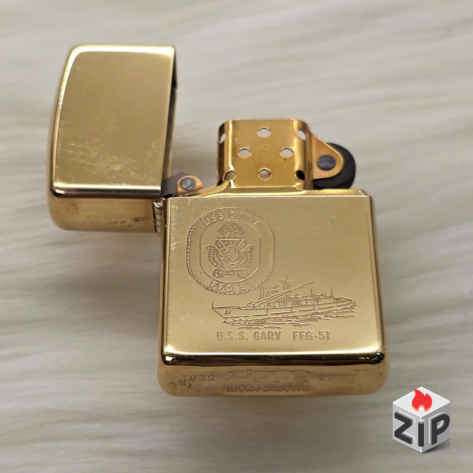 Zippo Chu Niên 1932-1990 Tàu Khu Trục U.S.S. Gary chính hãng Zippo Chu Niên 1932-1990 Tàu Khu Trục U.S.S. Gary - Ảnh 6