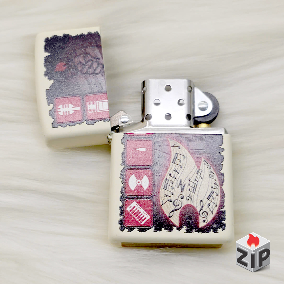 Bật lửa zippo music (mã số 117) - chủ đề âm nhạc chính hãng Bật lửa zippo music (mã số 117) - chủ đề âm nhạc - Ảnh 3