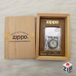Zippo Time Đồng Hồ Cơ Khí Dạ Quang Lắc Kê Bạc Giới Hạn Xuất Nhật - 11 La Mã