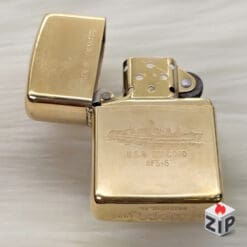 Zippo Chu Niên 1932-1990 Tàu Hậu Cần U.S.S. Concord Khắc 2 Mặt