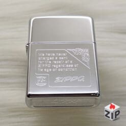 Zippo Khắc Slogan Bảo Hành Vĩnh Viễn HP - 12 La Mã