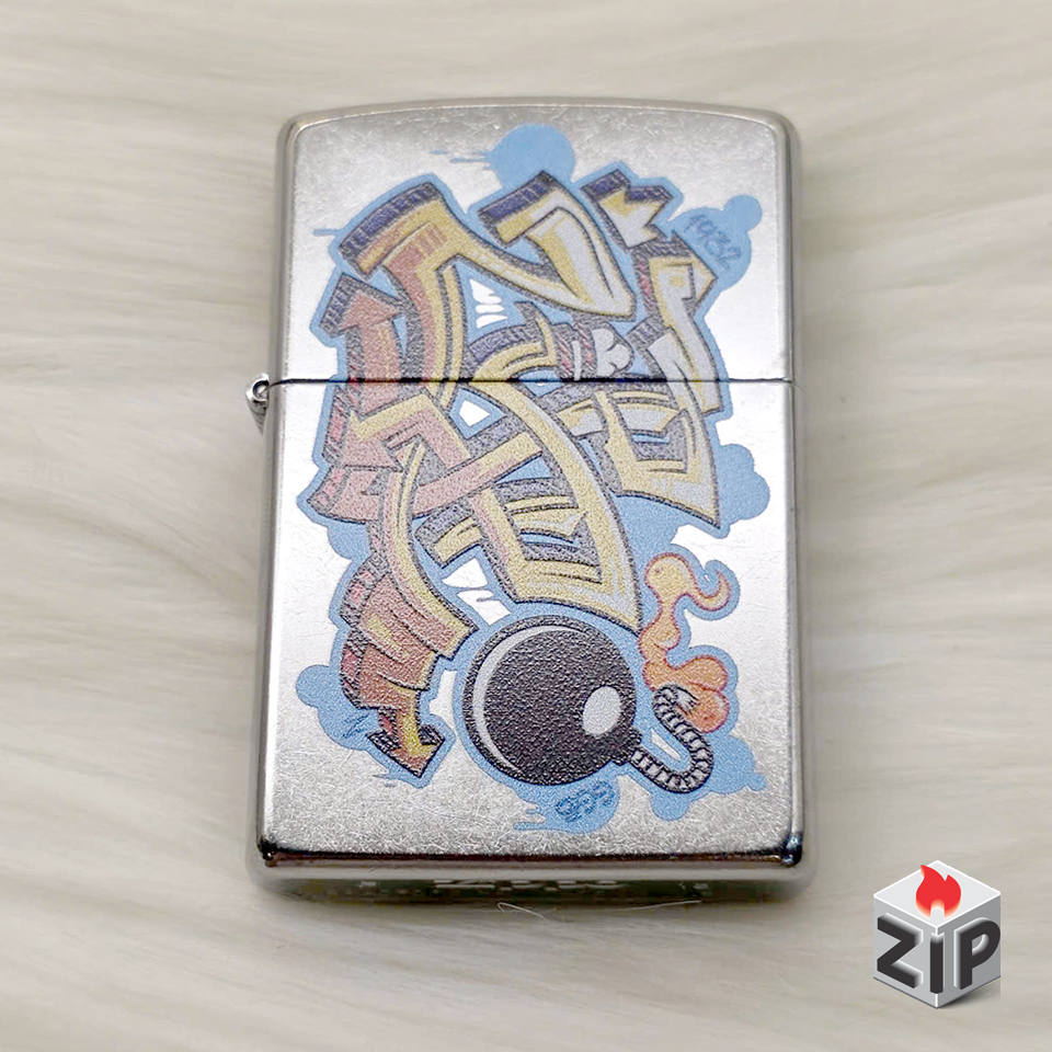 Bật lửa zippo graffiti design (mã số 103) - nghệ thuật đường phố chính hãng Bật lửa zippo graffiti design (mã số 103) - nghệ thuật đường phố