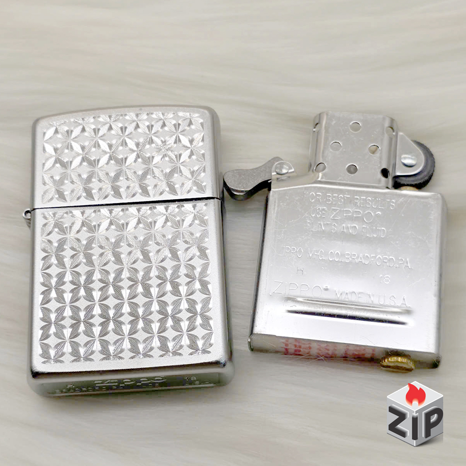 Bật lửa zippo star (mã số 104) - hoa văn ngôi sao cnc chính hãng Bật lửa zippo star (mã số 104) - hoa văn ngôi sao cnc - Ảnh 2