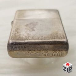 Alternative view of Zippo Bạc Khối Sterling Trơn Patina Qua Sử Dụng - 2000