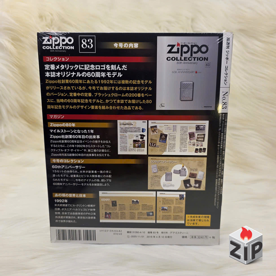 Bật lửa zippo kỷ niệm 60 năm (mã số 83) chính hãng Bật lửa zippo kỷ niệm 60 năm (mã số 83) - Ảnh 6