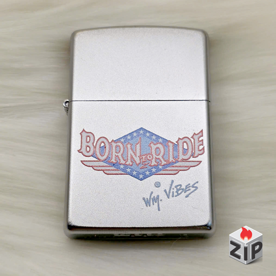 Bật lửa zippo artist spotlight (mã số 110) - born to ride chính hãng Bật lửa zippo artist spotlight (mã số 110) - born to ride