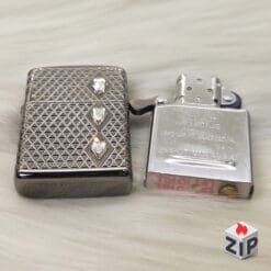 Alternative view of Zippo Armor Khắc 360° Hình Kim Cương Đá Crystal - Luxury