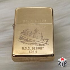 Zippo Chu Niên 1932-1990 Tàu Hậu Cần U.S.S. Detroit