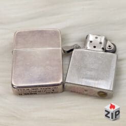 Alternative view of Zippo Bạc Khối Sterling 1941 Replica Trơn Qua Sử Dụng - 2022