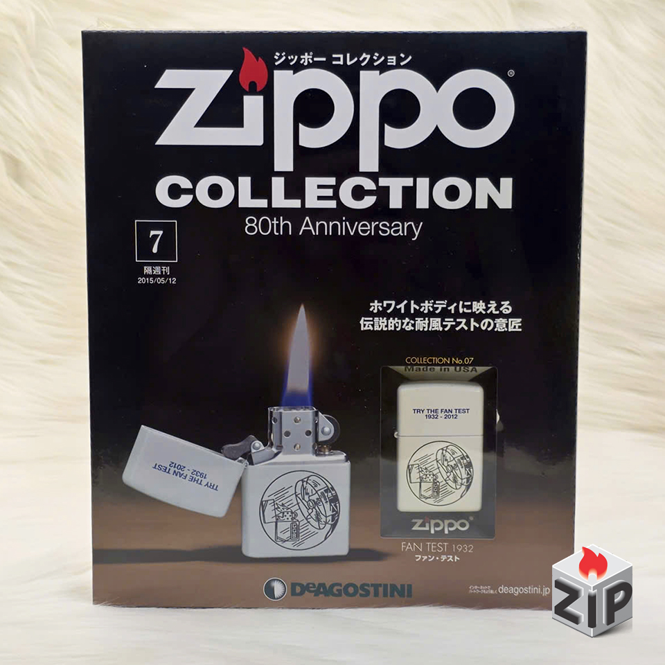 Bật lửa zippo fan test (mã số 7) sơn trắng chính hãng Bật lửa zippo fan test (mã số 7) sơn trắng - Ảnh 8