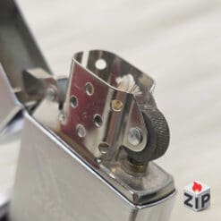 Alternative view of Zippo wind proof lighter x chrome xước - 12 la mã