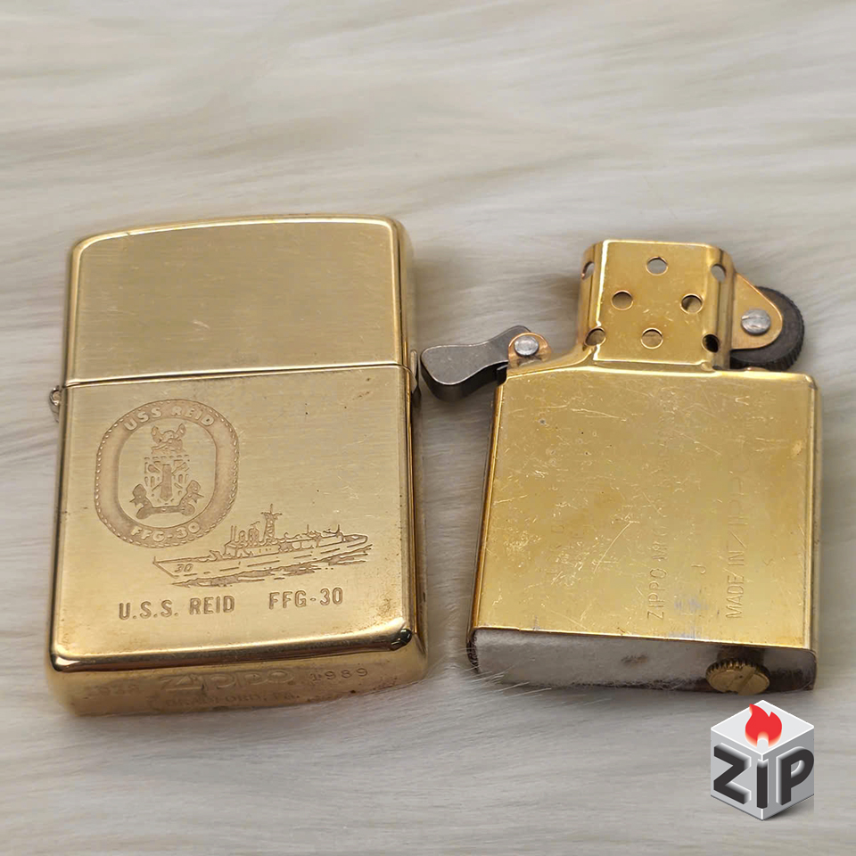 Zippo Chu Niên 1932-1989 Tàu Khu Trục U.S.S. Reid chính hãng Zippo Chu Niên 1932-1989 Tàu Khu Trục U.S.S. Reid - Ảnh 4