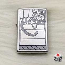 Bật lửa zippo cats (mã số 118) - chủ đề mèo satin