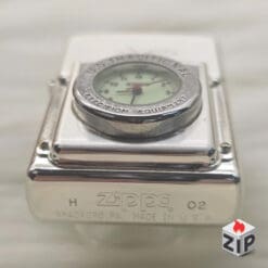 Alternative view of Zippo Time Đồng Hồ Cơ Khí Dạ Quang Lắc Kê Bạc Giới Hạn - 2002
