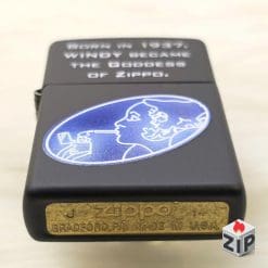 Alternative view of Bật lửa zippo windy (mã số 2) sơn đen