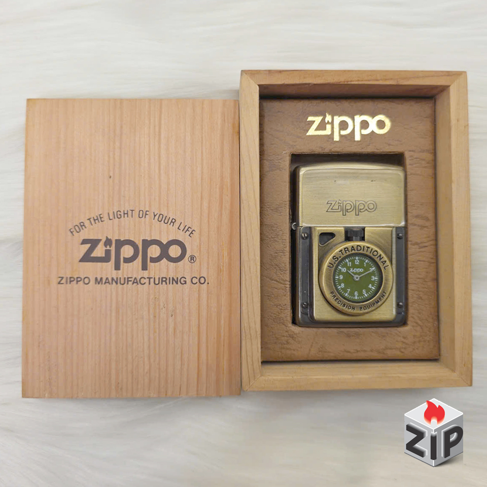 Zippo Time Đồng Hồ Cơ Khí Mặt Xanh Đồng Giả Cổ (Antique Brass) - 12 La Mã chính hãng Zippo Time Đồng Hồ Cơ Khí Mặt Xanh Đồng Giả Cổ (Antique Brass) - 12 La Mã - Ảnh 3