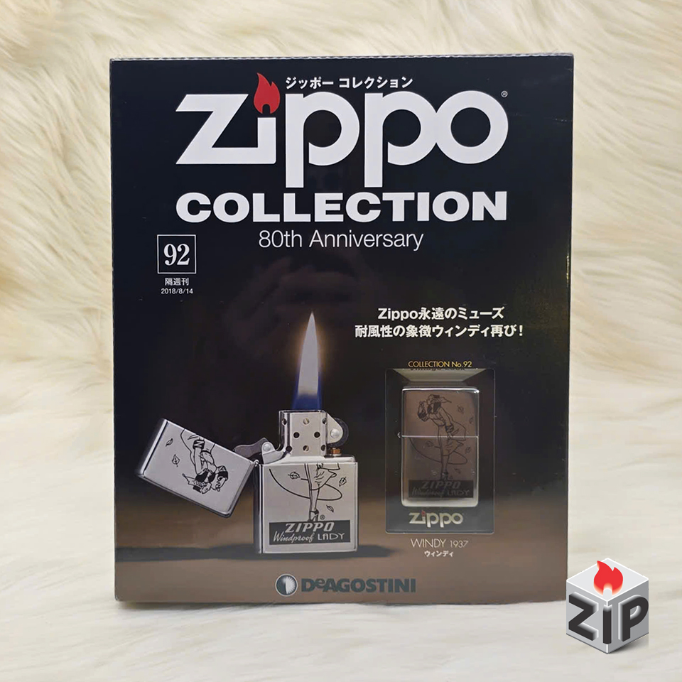 Bật lửa zippo windy lady (mã số 92) vintage hp chính hãng Bật lửa zippo windy lady (mã số 92) vintage hp - Ảnh 8