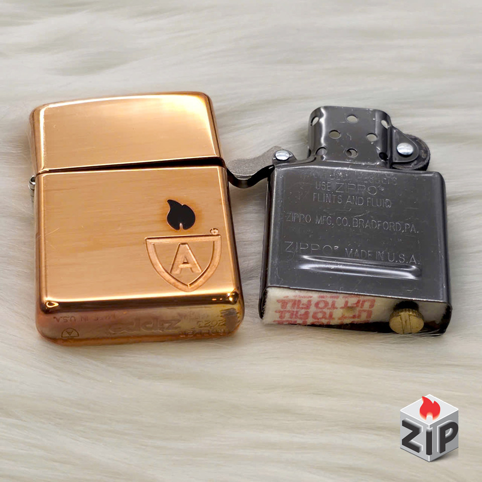 Zippo Armor Đồng Đỏ Nguyên Chất Khắc Ace Giới Hạn - 2023 chính hãng Zippo Armor Đồng Đỏ Nguyên Chất Khắc Ace Giới Hạn - 2023 - Ảnh 2