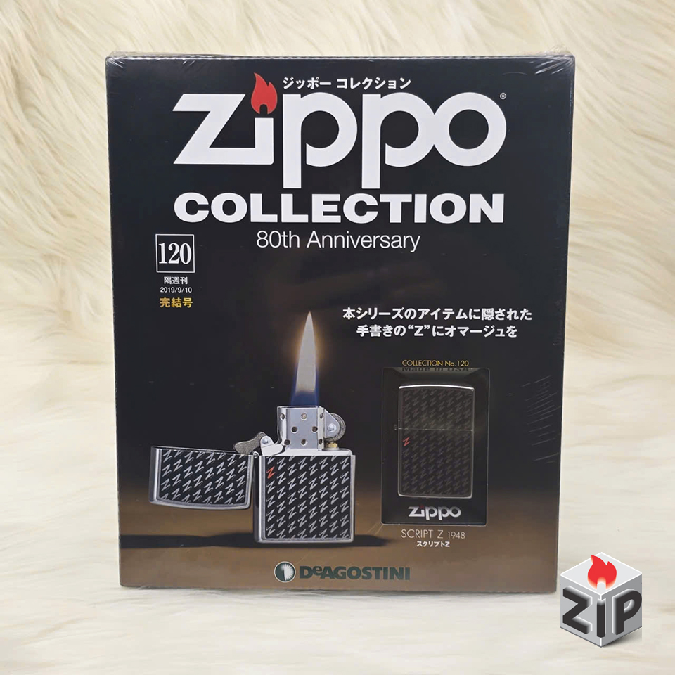 Bộ sưu tập zippo 80th anniversary collection no. 120 - script z 1948 chính hãng Bộ sưu tập zippo 80th anniversary collection no. 120 - script z 1948