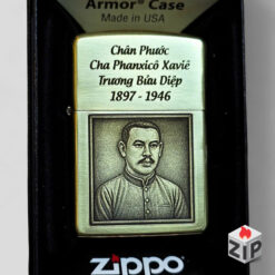 ZIPPO ARMOR KHẮC CHÂN PHƯỚC CHA PHANXICÔ XAVIÊ TRƯƠNG BỬU DIỆP